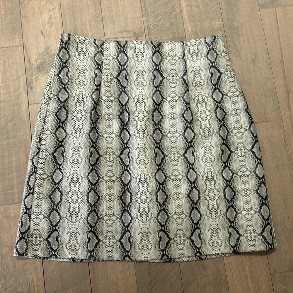 Snake skin skirt